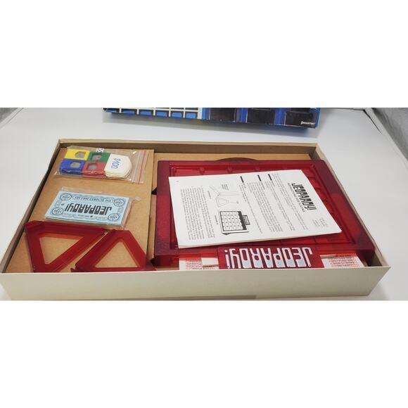 Jeopardy Board Game Pressman 1986, 2nd Edition, Vintage 100% COMPLETE - Picture 2 of 9